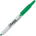 Sanford Sharpie® Retractable Permanent Marker, Fine, Green Ink, 1 Each 36704
